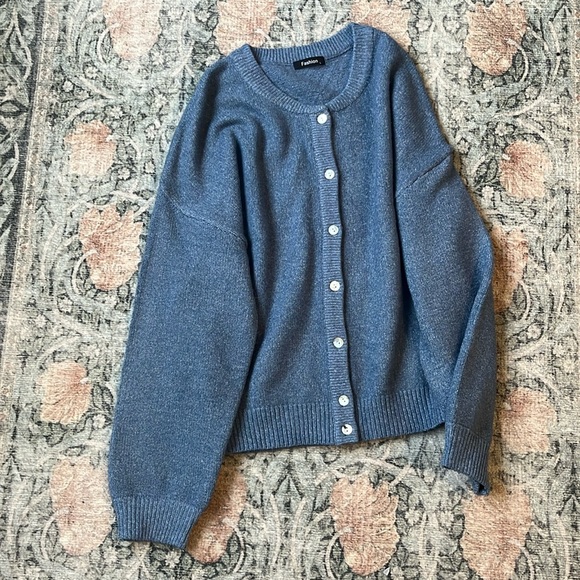 Blue Cardigan - Picture 4 of 5